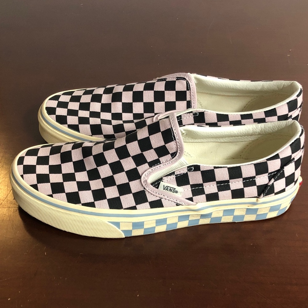 Vans Slip-On Checkerboard Sneakers Mens Sz 9 women’s Sz 10.5